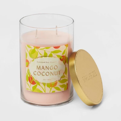 Glass Jar Mango Coconut Candle - Opalhouse⢠- Image 2