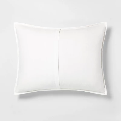 Microstripe Pillow Sham Cream/Gray - Hearth & Hand™ With Magnolia - Image 2