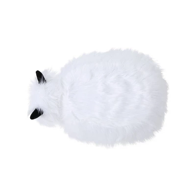 Levi Furry Yak Ottoman - Christopher Knight Home - Image 4