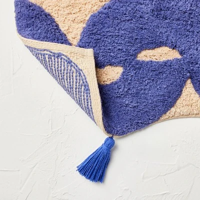 Concentric Wave Blue Bath Rug Blue - Opalhouse™ Designed With Jungalow™ - Image 2