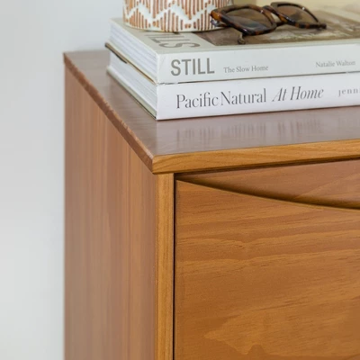 Mid-Century Modern Contoured 5 Drawer Chest Of Drawers - Saracina Home - Image 11