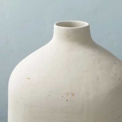Distressed Ceramic Vase Natural White - Hearth & Hand™ With Magnolia - Image 3