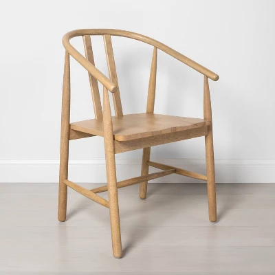 Sculpted Wood Dining Chair - Hearth & Hand™ With Magnolia - Image 7