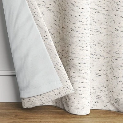 1pc Blackout Doral Window Curtain Panel Cream - Project 62™ - Image 2