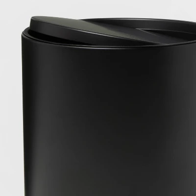 Metal Waste Can Black - Threshold™ - Image 2