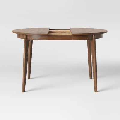 Astrid Mid-Century Round Extendable Dining Table - Threshold™ - Image 3