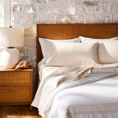 Mélange Dyed Sheet Set - Hearth & Hand™ With Magnolia - Image 3