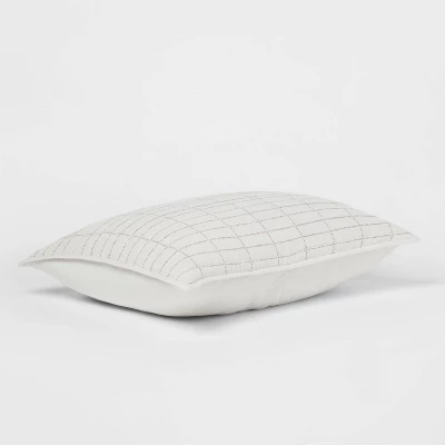 Flannel Windowpane Quilt Sham - Threshold™ - Image 2