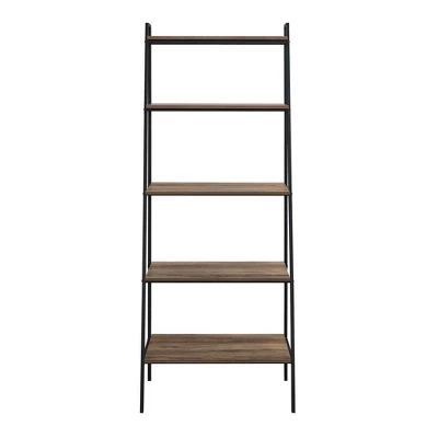 72" Open Storage Ladder Bookshelf - Saracina Home - Image 2