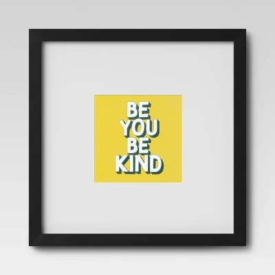 Set Of 9 Gallery Frame Set 10" X 10" Matted To 5" X 5" Black - Room Essentials™ - Image 4