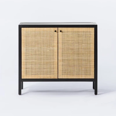 Springville 2 Door Decorative Storage Cabinet Black - Threshold™ Designed With Studio McGee - Image 2