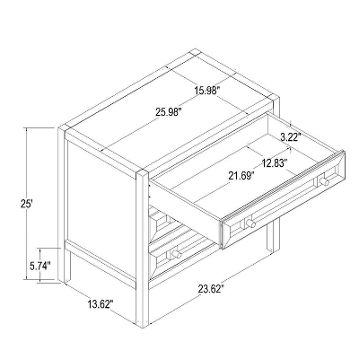 Springville 3 Drawer Nightstand White - Threshold™ Designed With Studio McGee - Image 6