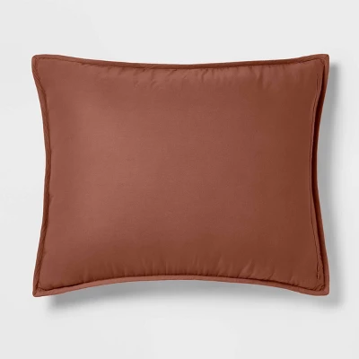 Washed Cotton Sateen Quilt Sham - Threshold™ - Image 4