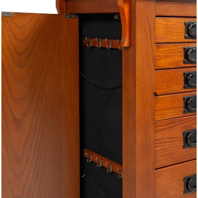 Delia Jewelry Armoire Brown - Powell Company - Image 9