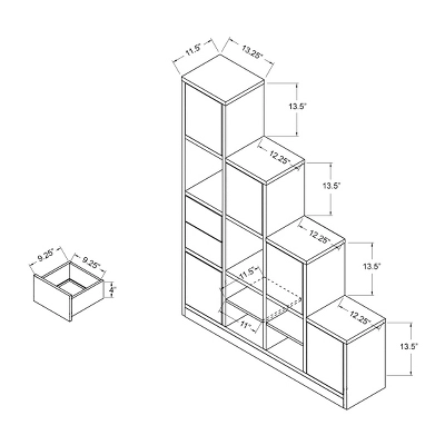 61.5" Hirsch Contemporary Bookcase White - HOMES: Inside + Out - Image 9