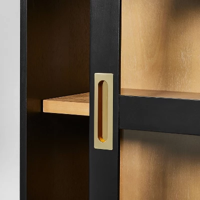 32" Promontory Sliding Glass 2 Door Cabinet - Threshold™ Designed With Studio McGee - Image 3