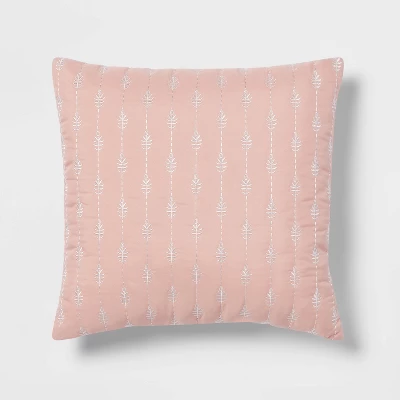 5pc Floral Border Print Comforter Bedding Set Blue/Pink/Yellow - Threshold™ - Image 5