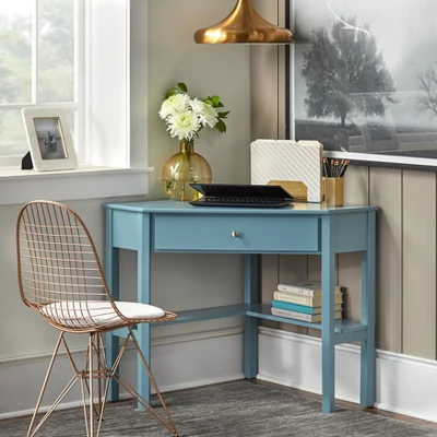 Medford Corner Desk With Drawer - Buylateral
