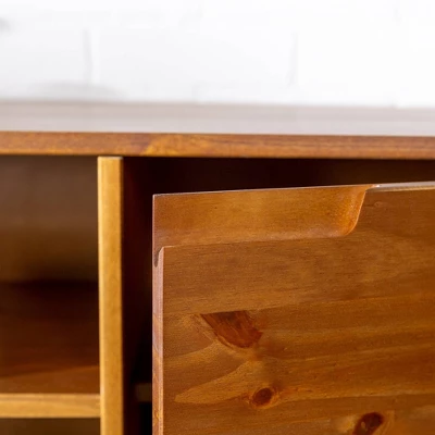 Solid Wood Mid-Century Modern TV Stand For TVs Up To 65" - Saracina Home - Image 9