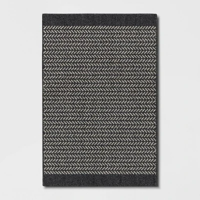 Herringbone Rug Gray - Threshold™ - Image 5