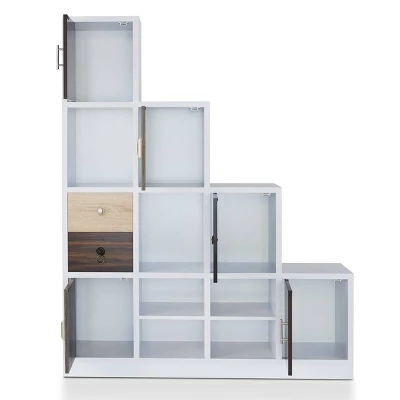 61.5" Hirsch Contemporary Bookcase White - HOMES: Inside + Out - Image 5