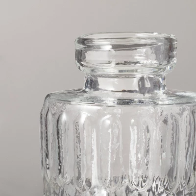 Ribbed Clear Glass Bud Vase - Hearth & Hand™ With Magnolia - Image 4