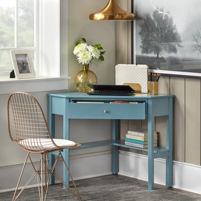 Medford Corner Desk With Drawer - Buylateral - Image 2