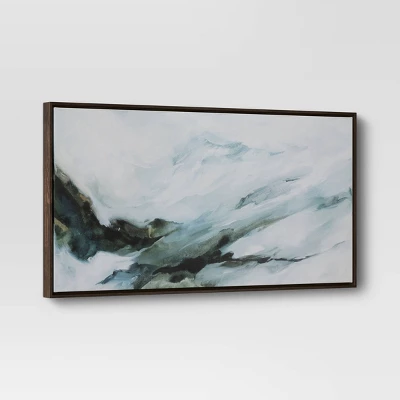 47" X 24" Abstract Mountain Framed Canvas - Project 62™ - Image 2