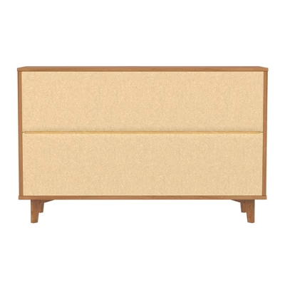 Mid-Century Modern Groove Wood 6 Drawer Dresser - Saracina Home - Image 19
