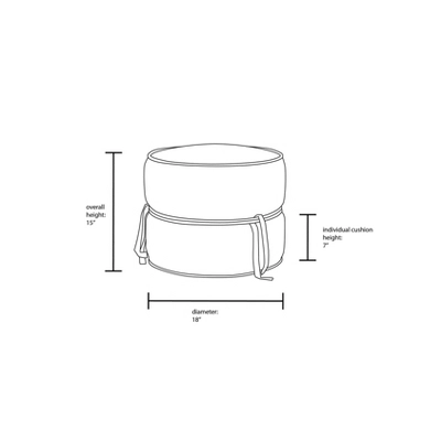 Olivia Round Pouf Rust - Opalhouse™ Designed With Jungalow™ - Image 5