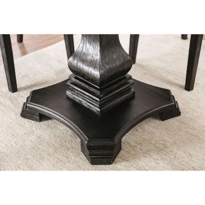 Buckley Round Dining Table White/Black - HOMES: Inside + Out - Image 8