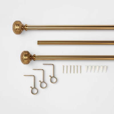 Stamped Metal Knob Curtain Rod - Opalhouse