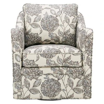Mitchell Wide Seat Swivel Armchair - Madison Park - Image 2