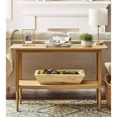 Gretna Narrow Console Table Natural - Threshold™ - Image 3