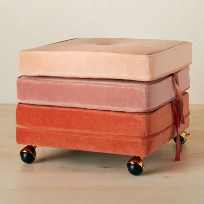 Marin Stackable Pouf With Casters - Opalhouse™ Designed With Jungalow™ - Image 6