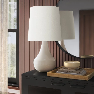 Montreal Wren Assembled Table Lamp White - Threshold™ - Image 2