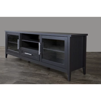 Espresso Finished 1 Drawer TV Stand For TVs Up To 70" Dark Brown - Baxton Studio - Image 2