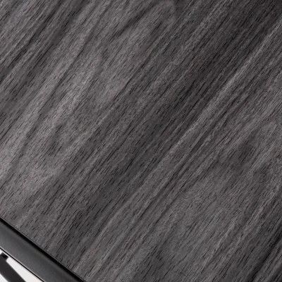 4 Tier Shoe Rack Black Metal With Black Oak Wood - Brightroom™ - Image 3