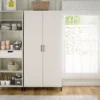 36" Vario 2 Door Wide Storage Cabinet White - Room & Joy