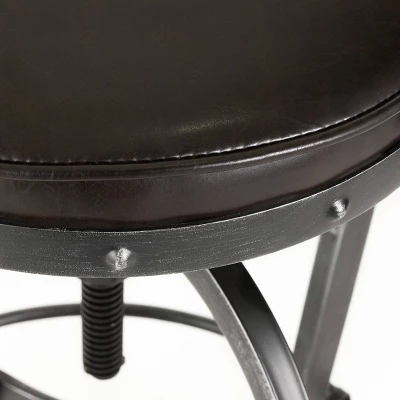 27.5" Gunner Swivel Barstool - Christopher Knight Home - Image 2