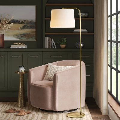 New Traditional Downbridge Floor Lamp Brass - Threshold™