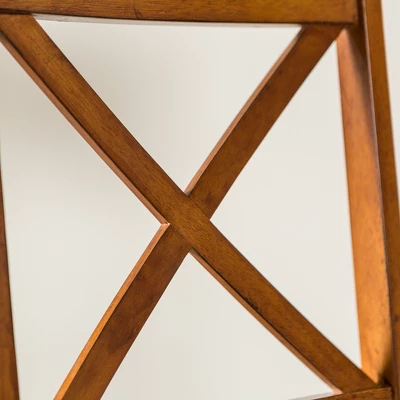 Set Of 2 Traditional Distressed Wood Dining Chairs - Saracina Home - Image 3