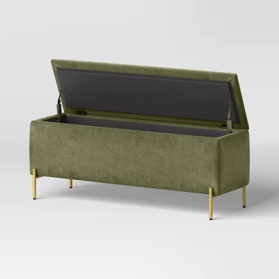Ivy Upholstered Storage Bench - Threshold™ - Image 2