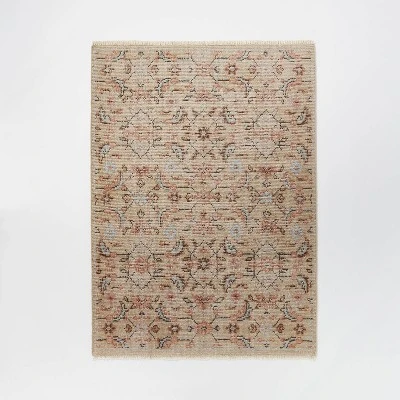 Rockland Hand Knotted Distressed Persian Style Rug Ivory - Threshold™ Designed With Studio McGee - Image 6