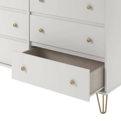 6 Drawer Finley Dresser White - Novogratz - Image 8