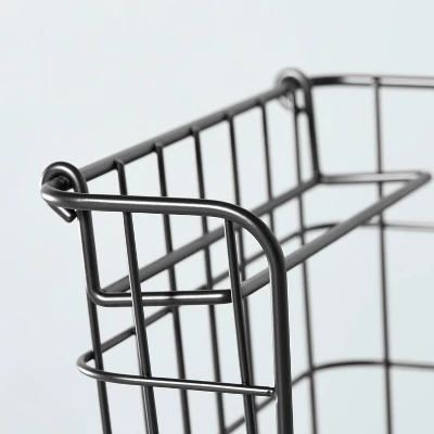 Stacking Wire Storage Basket Matte Black - Hearth & Hand™ With Magnolia - Image 3