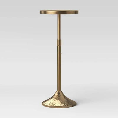 Lasker Patina Brass Drink Table Brass - Threshold™ - Image 3