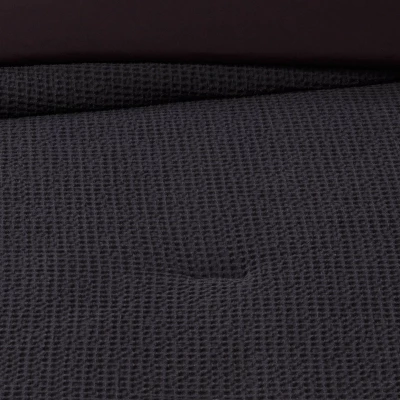 Washed Waffle Weave Comforter & Pillow Sham Set - Threshold - Image 3