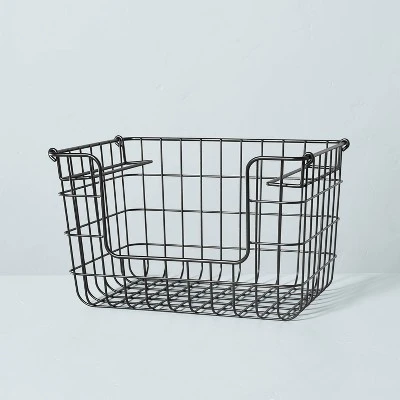 Stacking Wire Storage Basket Matte Black - Hearth & Hand™ With Magnolia - Image 5