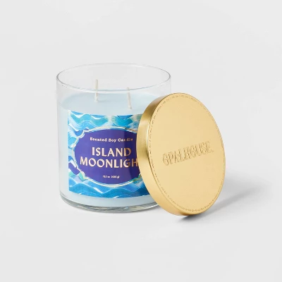 Lidded Glass Jar Candle Island Moonlight - Opalhouse™ - Image 2